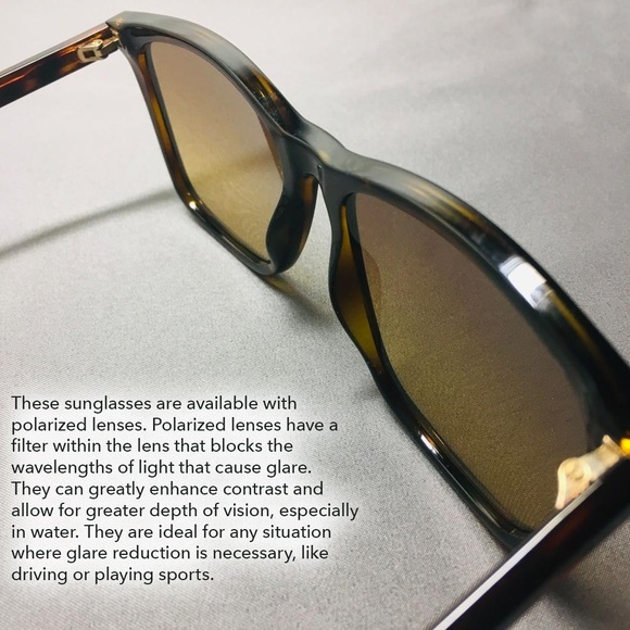 Gucci Sunglasses Havana/Multicolor Gradient Lens - Picture 3 of 5